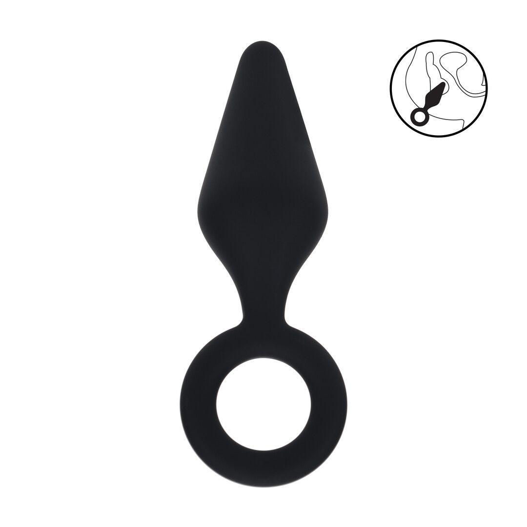 Levelz Silikonanalplugg med loop, Large, Level 2