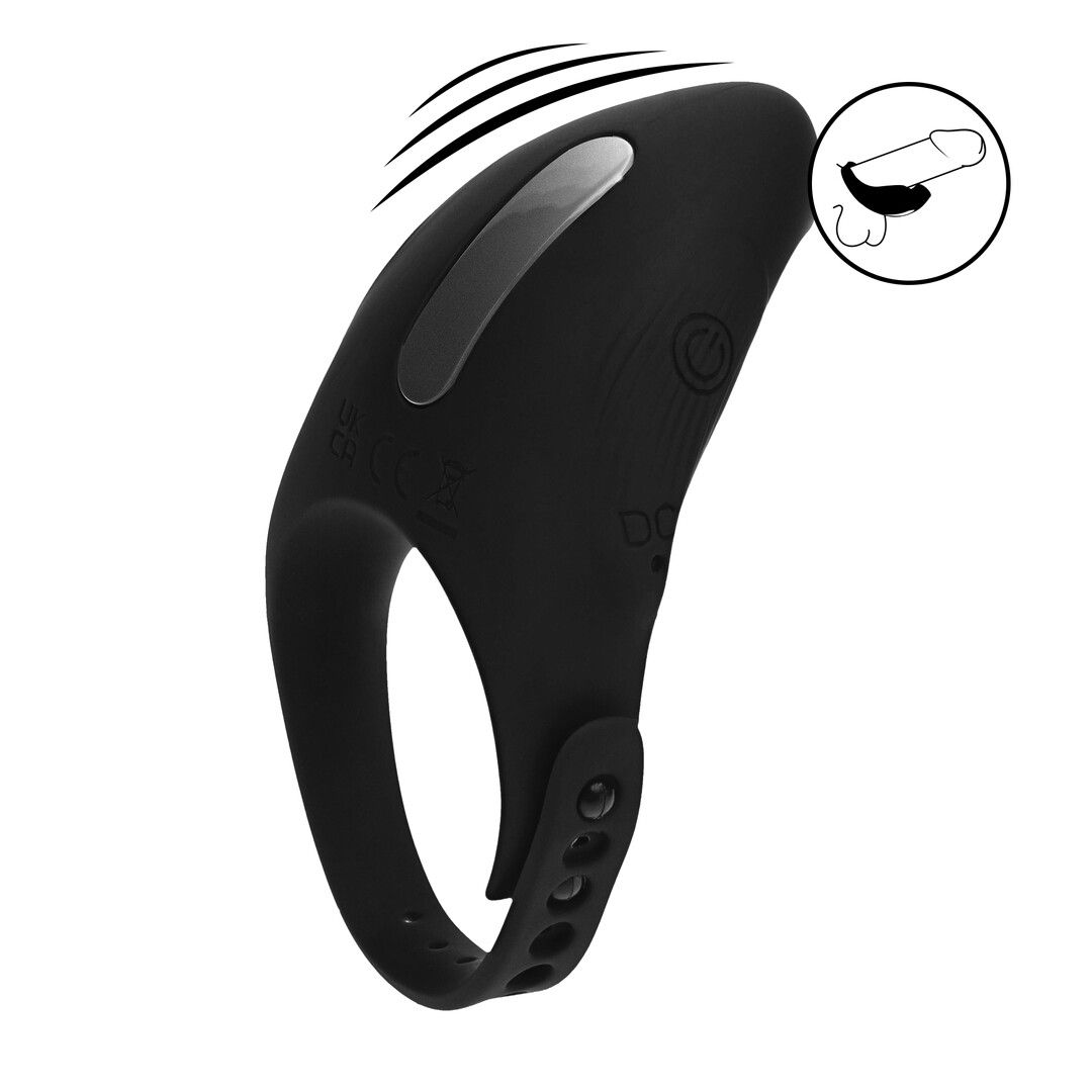 Levelz Adjustable Vibrating Silicone Cock Ring