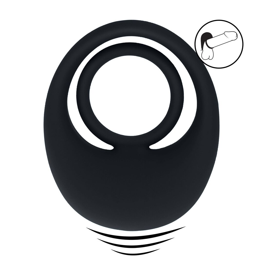Levelz Vibrating Cock and Ball Ring Premium Silicone