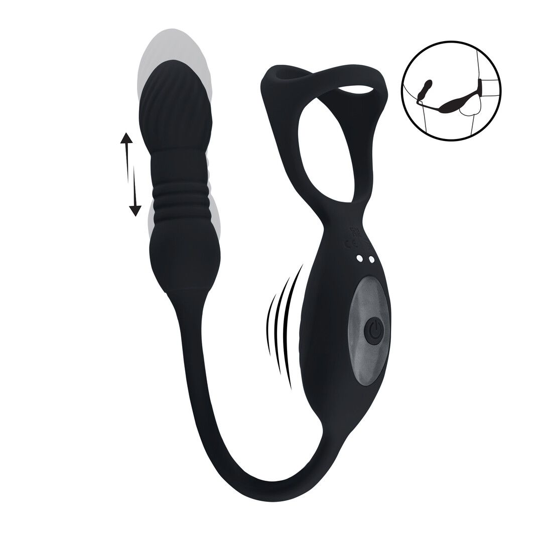 Levelz by Shots Tri-O Prostate Poussée et Vibration