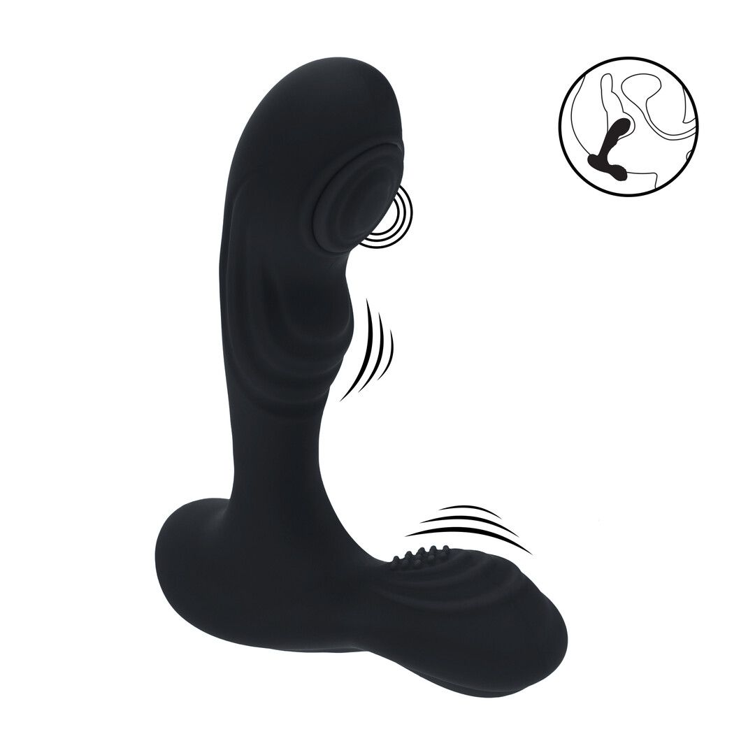 Levelz by Shots Vibrerande Klopande Dual-Zone Prostatamassage