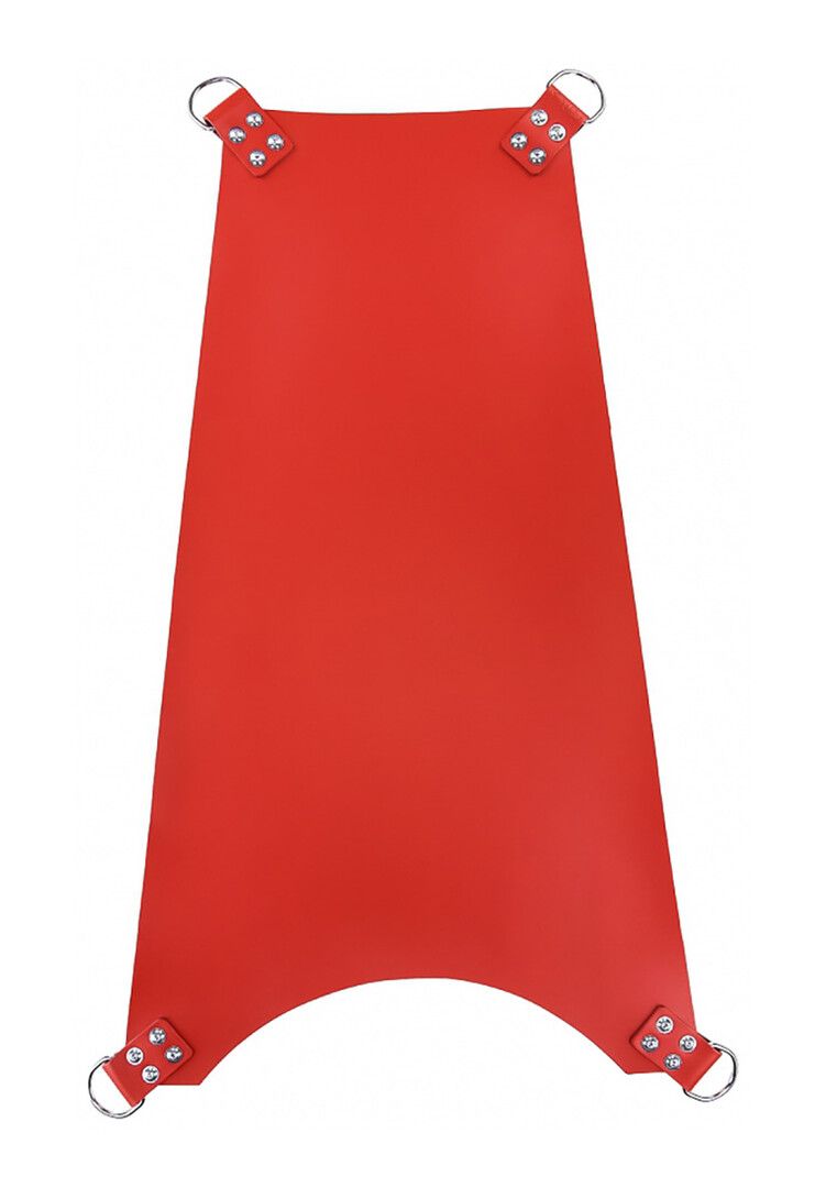 Mr. Sling Sling de Couro Contornado Vermelho Ajuste de Forma
