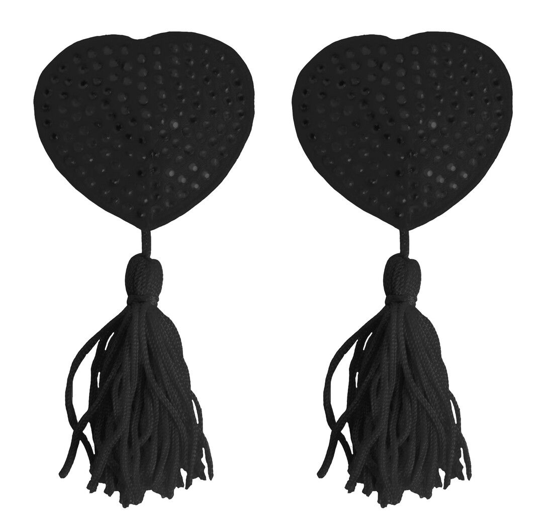 Ouch! Nippel-Tassels Herzform Selbstklebend
