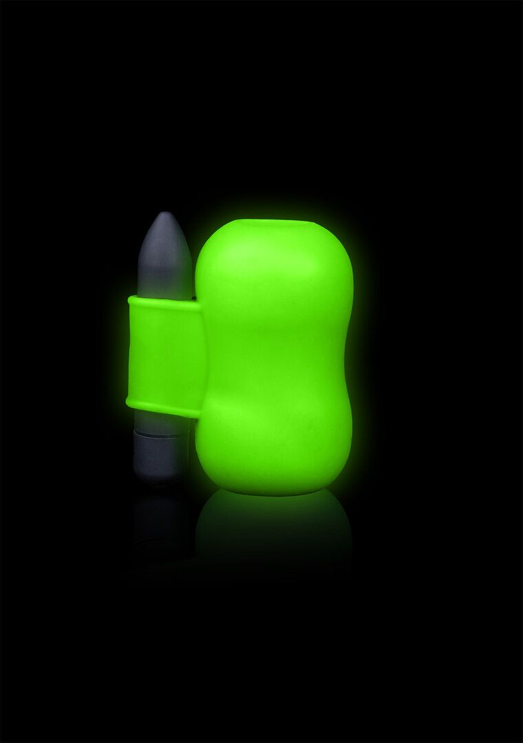 Ouch! Glow in the Dark Vibrating Stroker