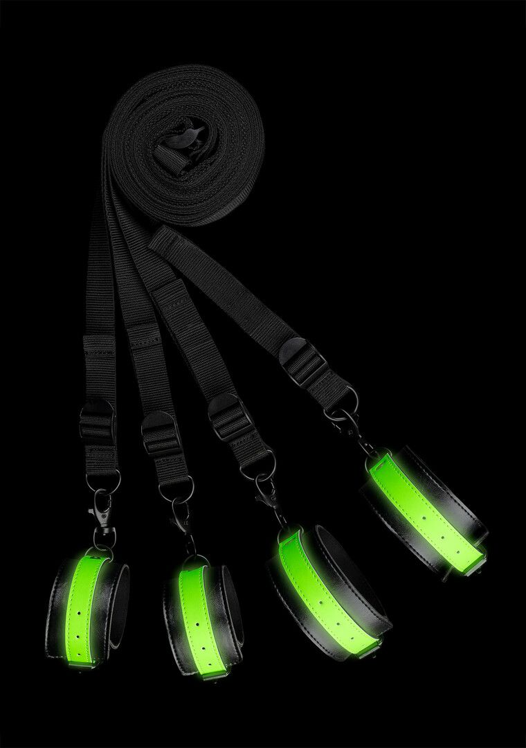 Ouch! Glow-in-Dark Bed Restraint Anchors