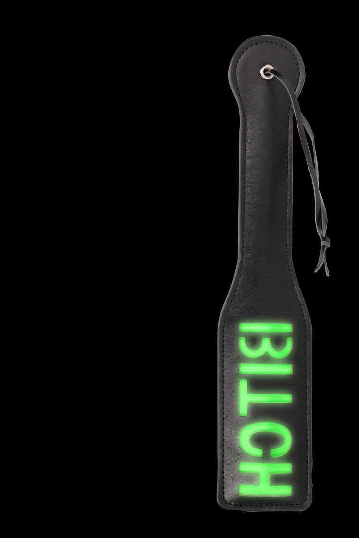 Ouch! BITCH Glow Paddle, neonvihreä