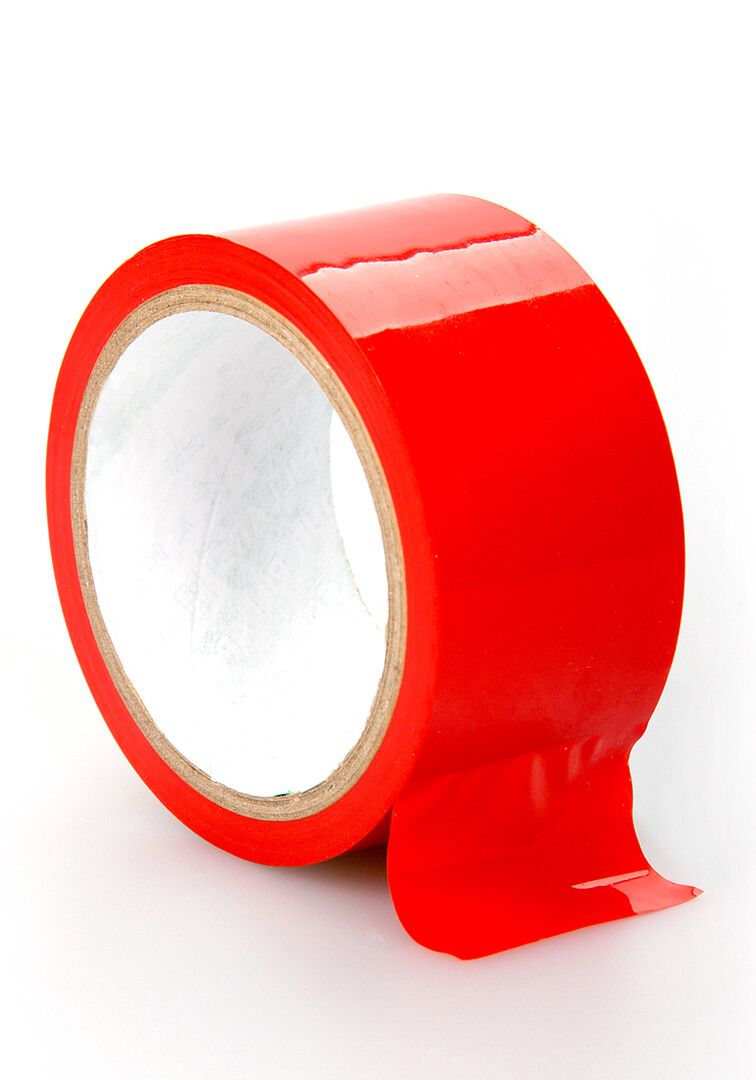 Ouch! Selbst-Kleb PVC Bondage-Tape Rot