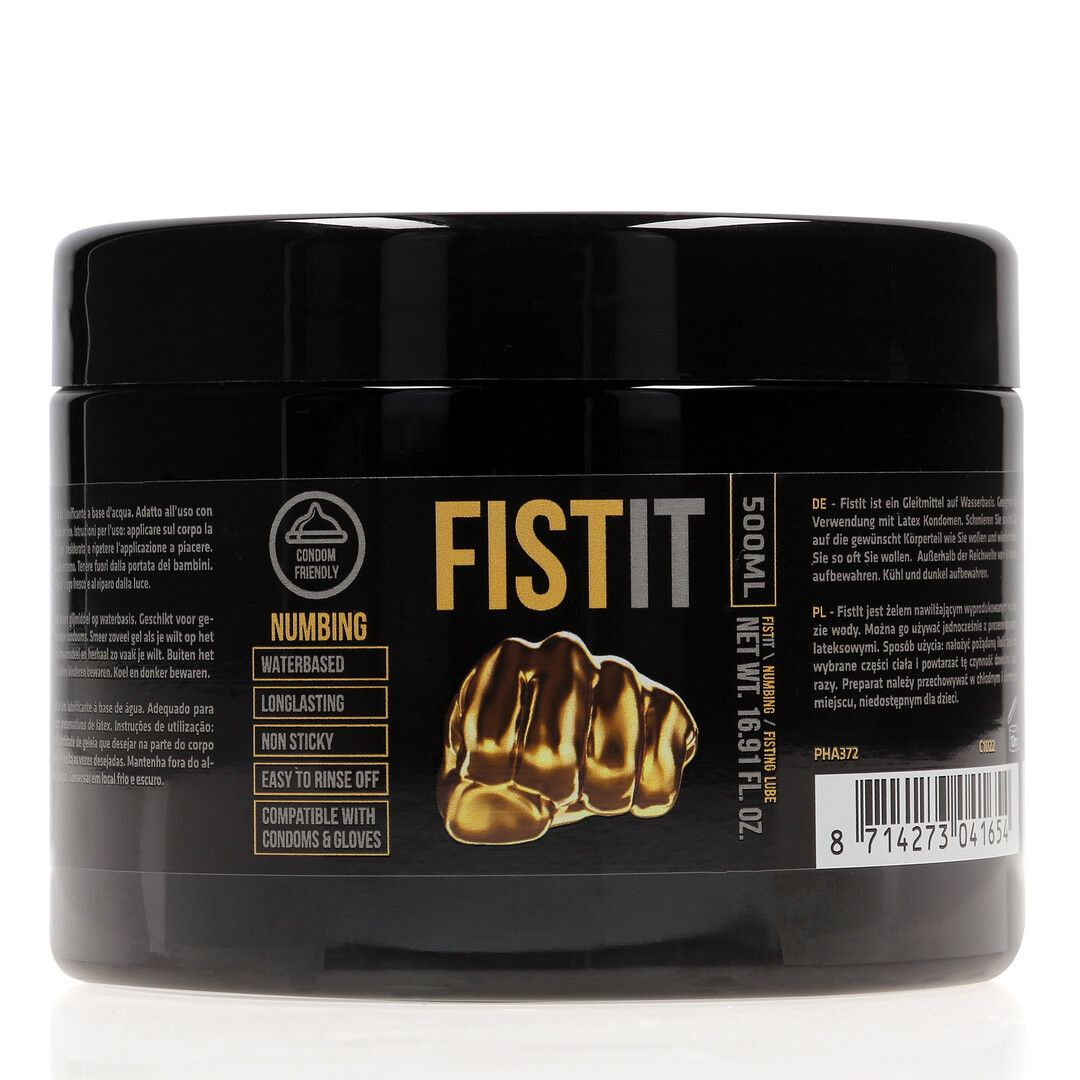 Fist It Menthol-Taubheitsgleitmittel 500 ml Schwarze Flasche