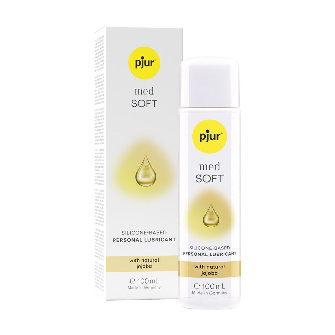 Pjur Med Soft silikoniliukuvoide jojobaöljyllä, 100 ml
