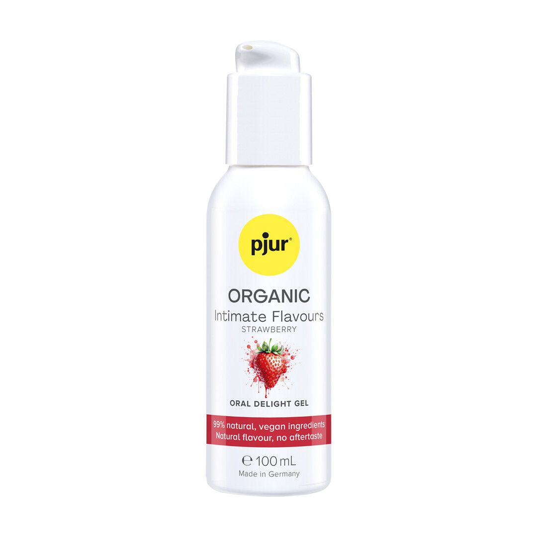 Pjur Organic jordgubbssmakad oralgel 100ml