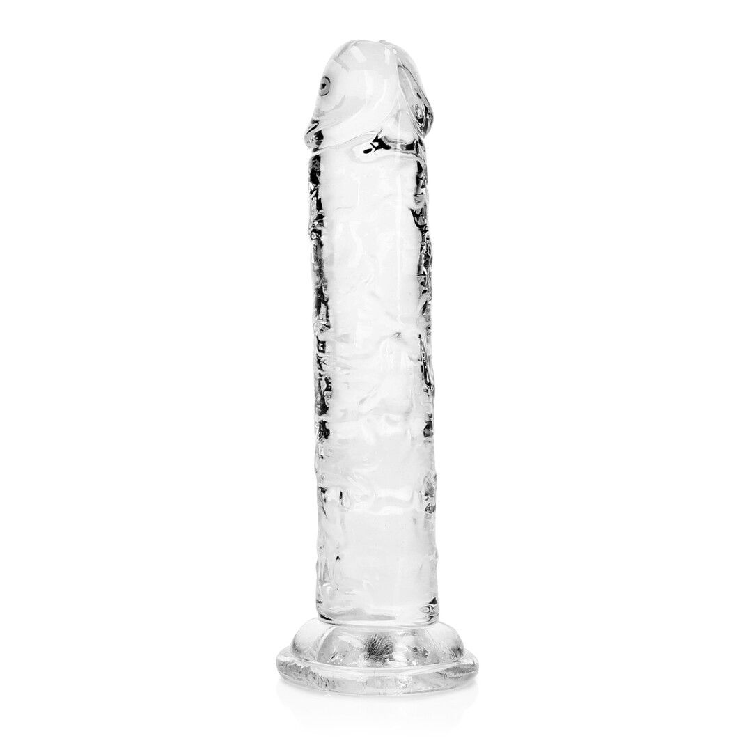 RealRock Klarer Straight Slim Dildo Schmal