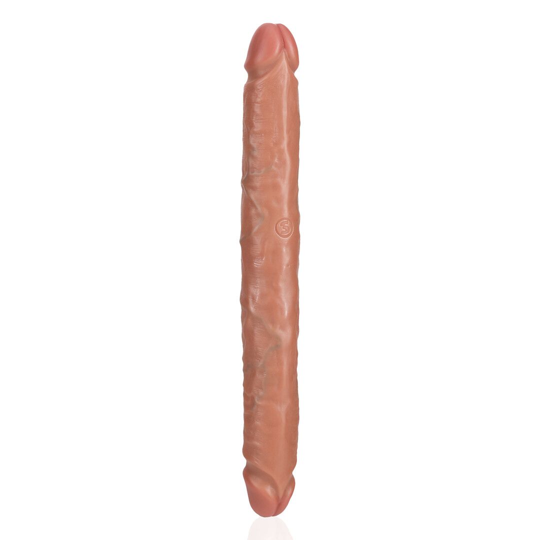 RealRock schlanker doppel-endiger Dildo 31cm