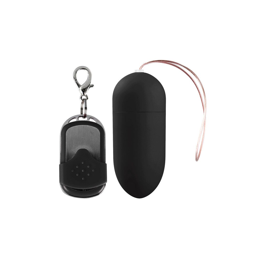 Œuf Vibrant Shots Toys Télécommande Noir Grand