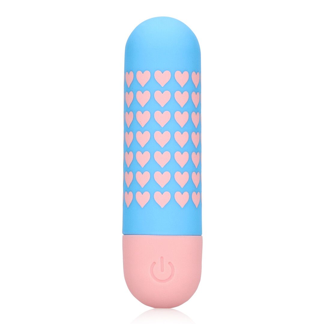 S-Line Heart to Get vibrador bala recarregável
