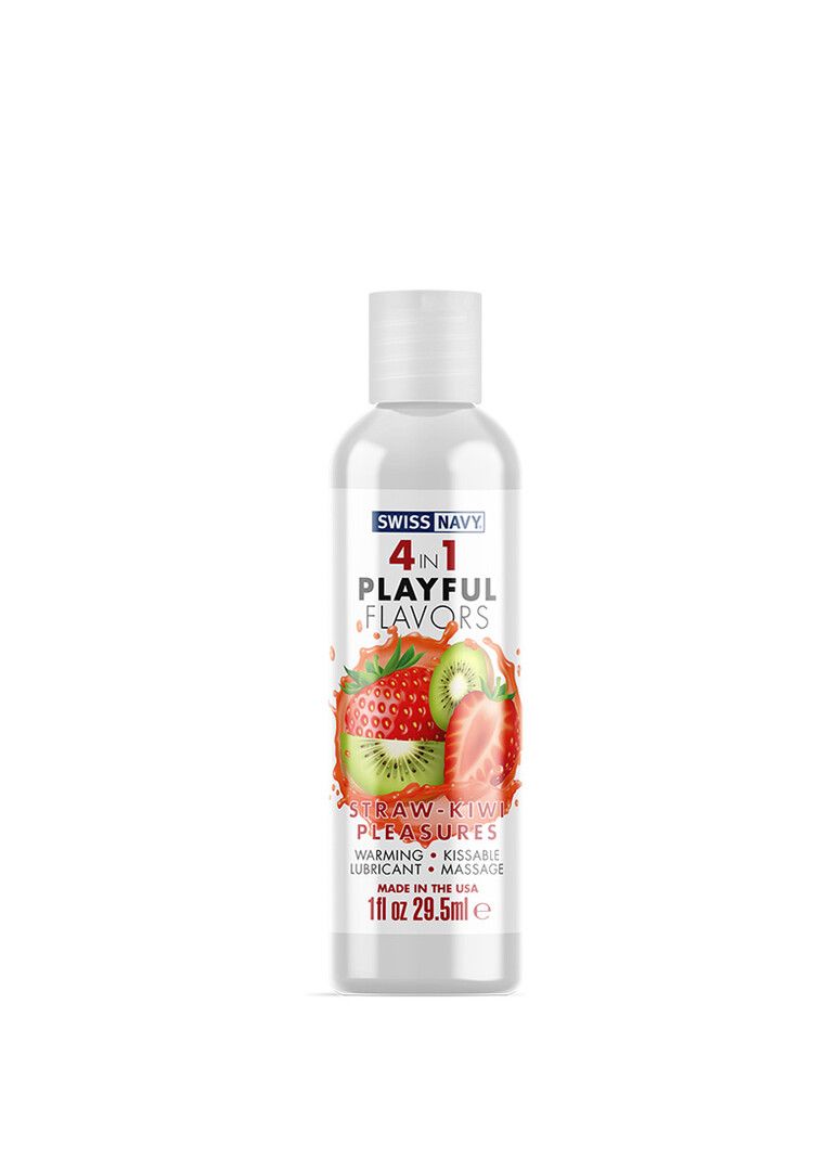 Swiss Navy 4in1 Jordgubbe Kiwi Glidmedel 30ml