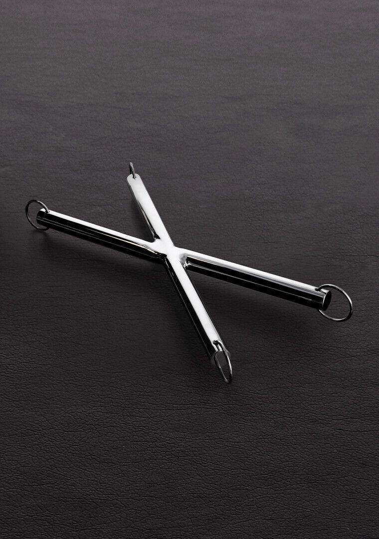 Steel by Shots X-Hog Tie Bar Przecięty Srebrny