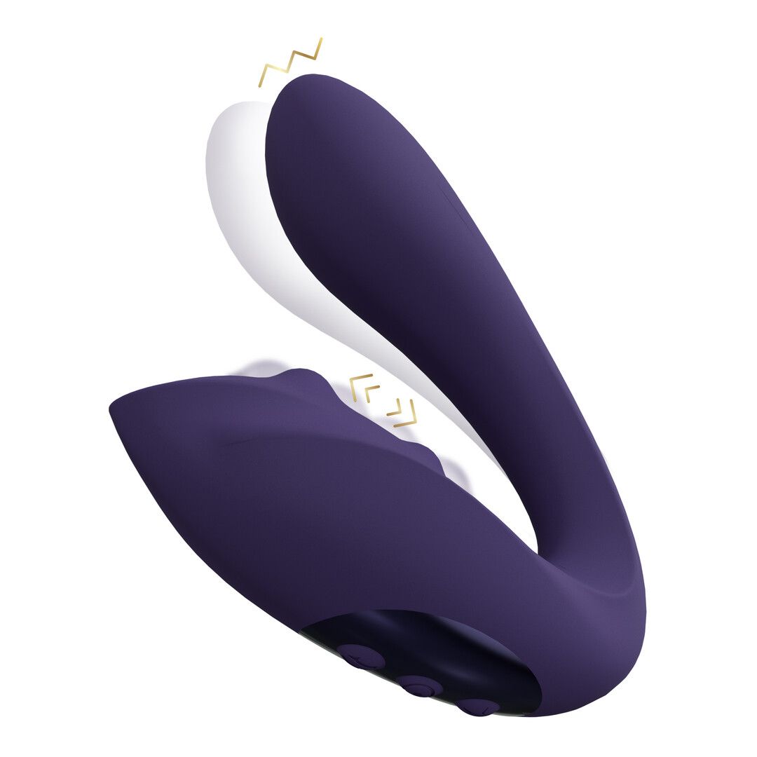 Vibrador Dupla Motor VIVE Yuki Ponto G Contas