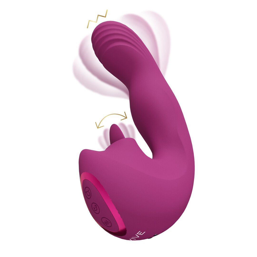 VIVE Yumi Come-Hither G-Spot Tongue Vibrator