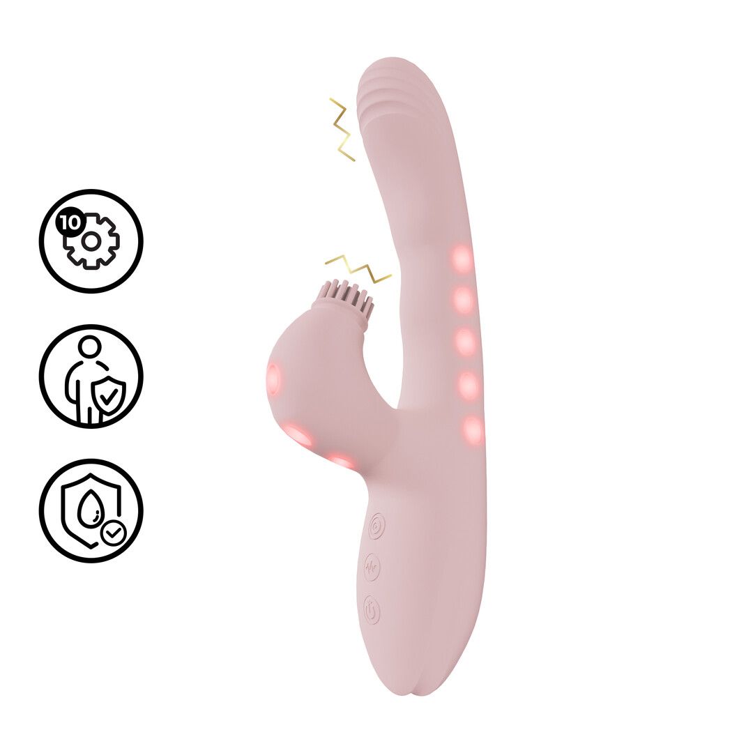 VIVE Andria G-spot vibrator med borstetip