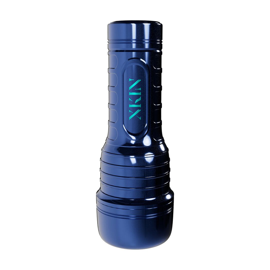 Masturbateur bouche Metallix Axel XKIN 14,5cm bleu