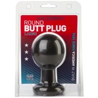 Doc Johnson Plug Anal Clássico Grande Preto Redondo, imagem 2
