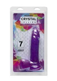 Doc Johnson Crystal Jellies Dildo Textured Balls 18cm, picture 2