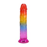 Doc Johnson Rainbow Crystal Dildo 18cm, Bild 6