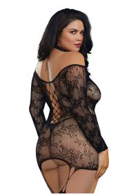 Dreamgirl Diamond Net Garter Dress, kuva 2