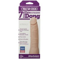 Doc Johnson dildo białe ULTRASKYN, klasyczne 18 cm, zdjęcie 3