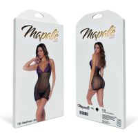 Mapalé Robe Filet Courte Coupes Dentelle, photo 2
