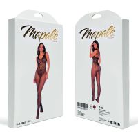 Mapalé Bodystocking a Rete Leopardato con Definizione Vita, immagine 2