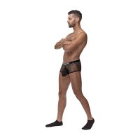 Male Power schwarzer Shorts mit doppeltem Cockring, Bild 3