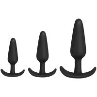 Conjunto de treino de silicone Preto Doc Johnson Naughty 1