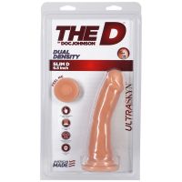 Gode Slim D Doc Johnson ULTRASKYN 15cm, Gode Réaliste ULTRASKYN avec Balles, photo 2