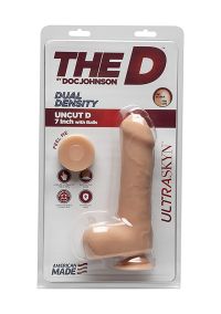 Doc Johnson Uncut D 18 cm Dildo, realistisch mit Vorhaut, Bild 2