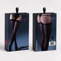 Allure Meias Hold Me Close Wetlook com Silicone, imagem 2