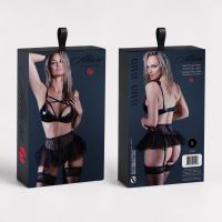 Allure Baby Baby -setti lateksinäköisellä vinyyillä ja leopardin kuviolla, kuva 2