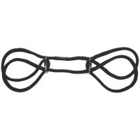 Doc Johnson Black Cotton Cuffs, Slip-Ring Wrist or Ankle, picture 3
