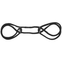 Doc Johnson Black Cotton Cuffs, Slip-Ring Wrist or Ankle, picture 4