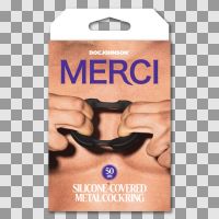 Doc Johnson Cockring The Paradox 50mm Metal Silicone Híbrido, imagem 2