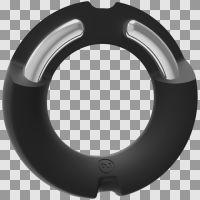Doc Johnson Cockring The Paradox 50mm Metal Silicone Híbrido, imagem 3