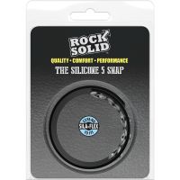 Cockring Doc Johnson Silicone Snap ajustable noir, photo 2