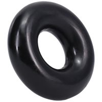 Doc Johnson Cockring 2X Donut TPE Preto Elástico, imagem 6