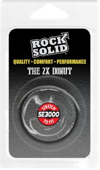 Doc Johnson 2X Donut Classic Transparent Cockring, zdjęcie 2