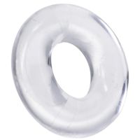 Doc Johnson 3X Donut Clear TPE Stretchy Cock Ring, picture 6