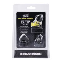 Conjunto de Tampas EZ Top Doc Johnson 3 Cores Tampas à Prova de Fugas, imagem 2