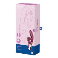 Satisfyer Touch Me kolmimoottoinen vibraattori jaetulla hierojalla, kuva 2