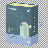 Vibrador Dupla Air Pulse Pro to Go 2 Satisfyer Compacto, imagem 2