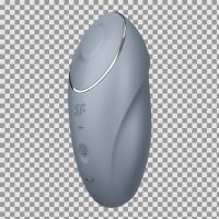 Satisfyer Tap and Climax 1 Lay-On Vibrator Bluegrey