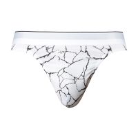 Male Power Contoured Thong with Marble Print, picture 2